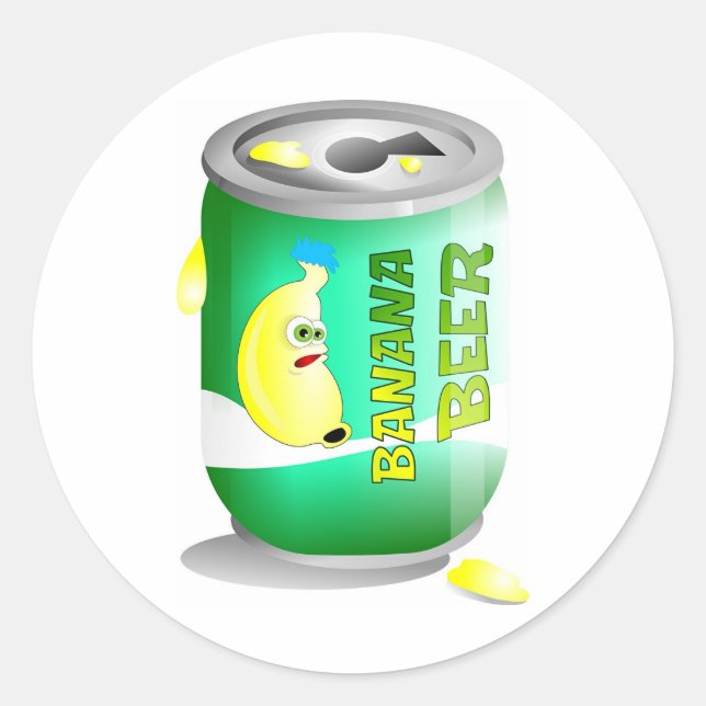 Adesivo Cerveja de banana (Frente)