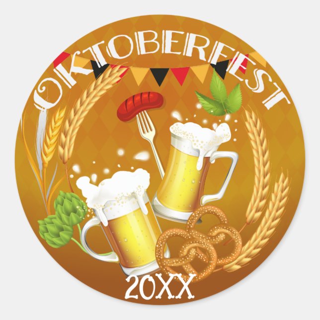 Adesivo Cerveja de Tostão Oktoberfest (Frente)
