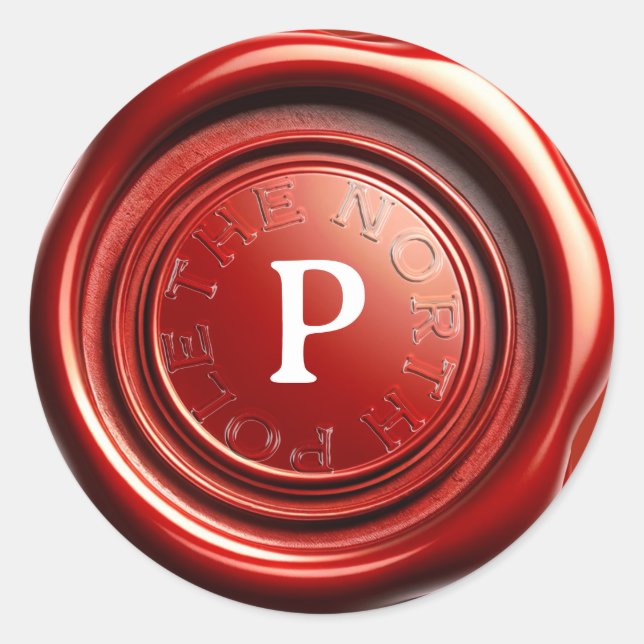 Adesivo Cerveja De Vela Vermelha Limpa O Polo Norte (Frente)