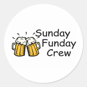 Adesivo Cerveja do grupo de domingo Funday