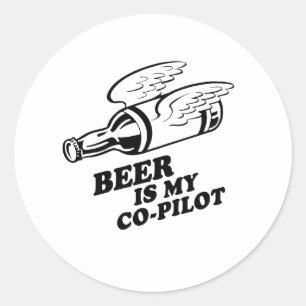 ADESIVO CERVEJA É MEU COPILOTO