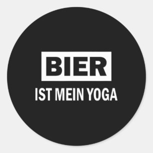 Adesivo Cerveja É Meu Ditado De Yoga Cerveja
