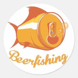 Adesivo Cerveja e Pesca