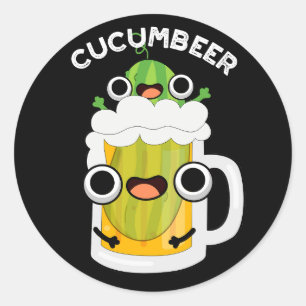 Adesivo Cerveja Engraçada De Cucum Cerveja Engraçada Pun E