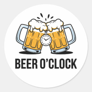 Adesivo Cerveja O'Clock - Hora de celebrar com uma Fria