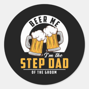 Adesivo Cerveja Para Mim Eu Sou O Padrasto Do Noivo Casame