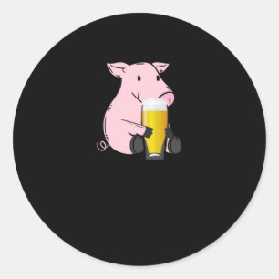 Adesivo Cerveja Presente Com Porco