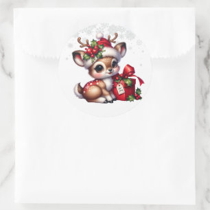 Adesivo Cervo de Natal