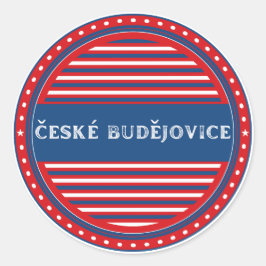 Adesivo Ceske Budejovice City Pride Emblem Czech Identity