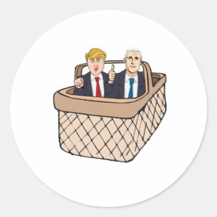 Adesivo Cesta de Deploráveis Trump Pence - Anti-Trump 20