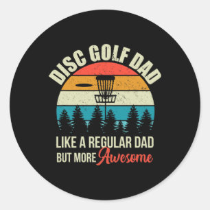 Adesivo Cesta de Golfe de Disco Masculina Citação Divertid
