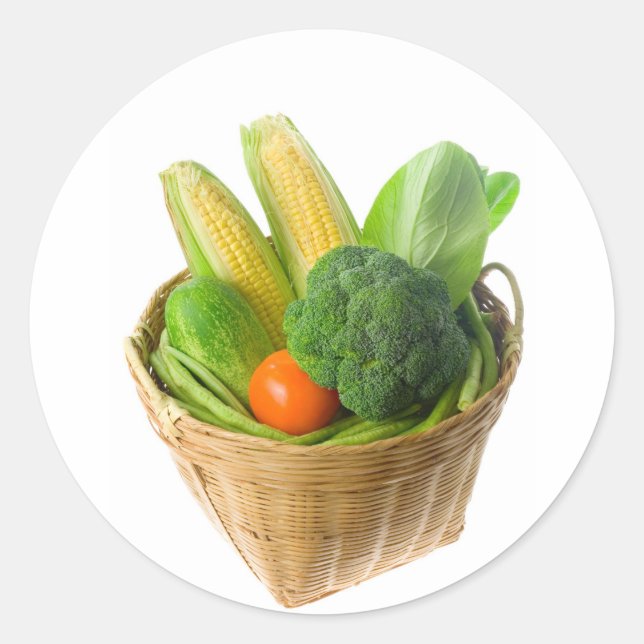 Adesivo Cesto de produtos hortícolas (Frente)