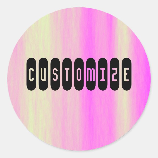 Adesivo Céu alienígena - Modelo (Frente)