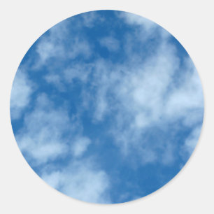 Adesivo Céu Azul com Foto de Nuvens