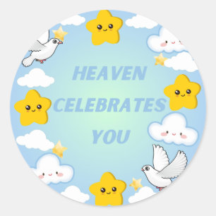 Adesivo Céu Celebra Você Cristão