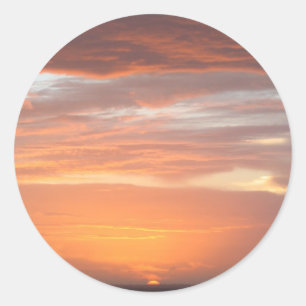Adesivo Céu colorido laranja