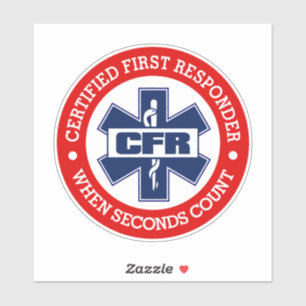 Adesivo CFR (primeiro que responde certificado)