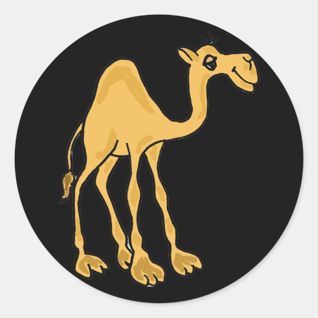 Adesivo CH- Engraçado Cartoon Camel Stickers (Frente)