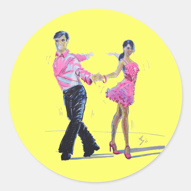Adesivo Cha Cha Cha Ballroom Dancing (Frente)