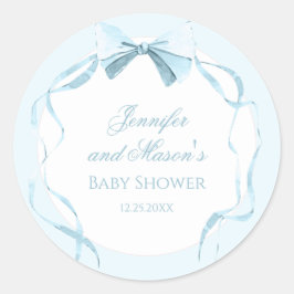 Adesivo Chá clássico de pré-disquete de fita arco azul