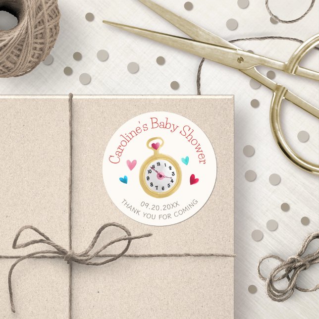 Adesivo Chá de Aniversário de Alice Wonderland (Criador carregado)