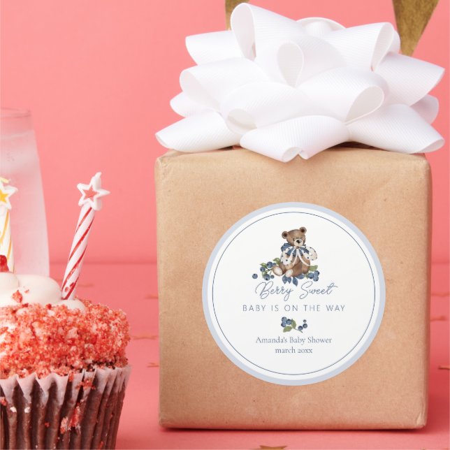 Adesivo Chá de Bear Bear Bear Berry Sweet (Festa)