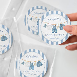Adesivo Chá de Bebê Blue Jean Baby