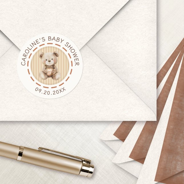 Adesivo Chá de Bebê Brewing Café (Criador carregado)