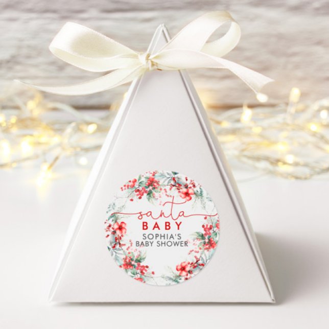 Adesivo Chá de Bebê Christmas Berry (Criador carregado)