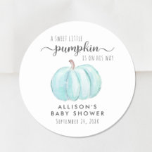 Chá de Bebê com Aquarela Azul