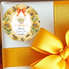 Adesivo Chá de Bebê da Ela Encontrou Seu Mel 