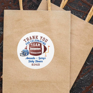 Adesivo Chá de Bebê de Futebol