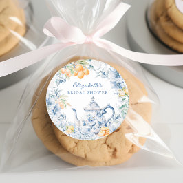 Adesivo Chá de Bebê de Noiva com Aquarela