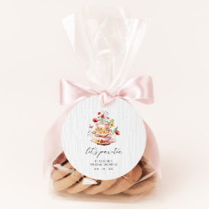 Adesivo Chá de Bebê de Noiva com Aquarela de Flores Silves