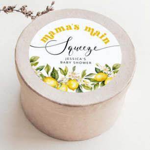 Adesivo Chá de bebê do lemon mamas main squeeze