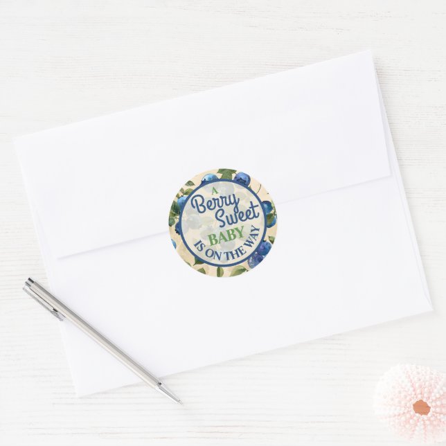 Adesivo Chá de Bebê Doce de Frutas (Envelope)