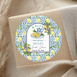 Adesivo Chá de Bebê Ela Encontrou Seu Amor