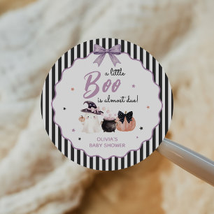 Adesivo Chá de Bebê Fantasma de Halloween Little Boo