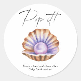 Adesivo Chá de bebê Little Pearl - Estoure!