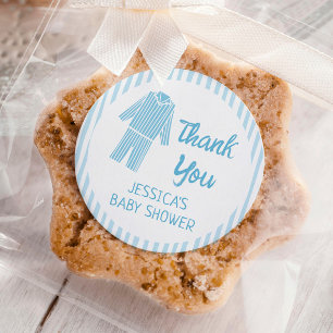 Adesivo Chá de Bebê Menino de Breakfast e Pijama