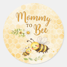 Adesivo Chá de Bebê Mommy to Bee