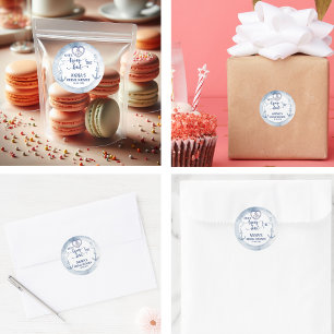 Adesivo Chá de Bebê Nó Náutico Elegante