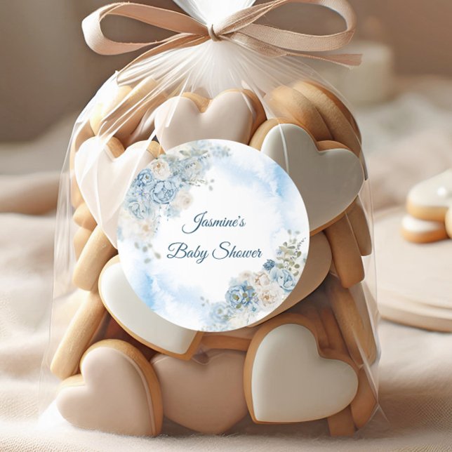 Adesivo Chá de Bebê Rosa Azul Boêmio (Criador carregado)