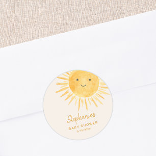 Adesivo Chá de Bebê Sunshine