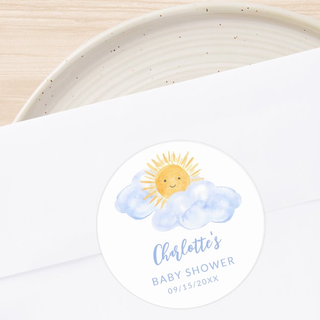 Adesivo Chá de Bebê Um Pouco de Raio de Sol (Criador carregado)