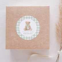 Chá de Bebê Urso de Ginga Verde Oliva
