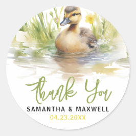 Adesivo Chá de Bebezinho Pato-de-Cama Cinto-d-Água