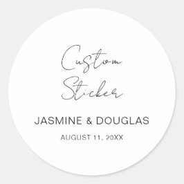 Adesivo Chá De Bridesmaid De Casamento Feito Para Você Pre