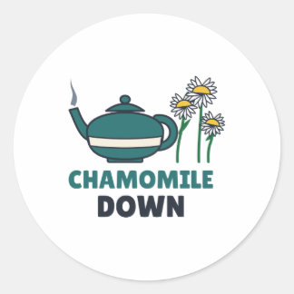 Adesivo Chá de Camomila Pun para Amigos Estressados