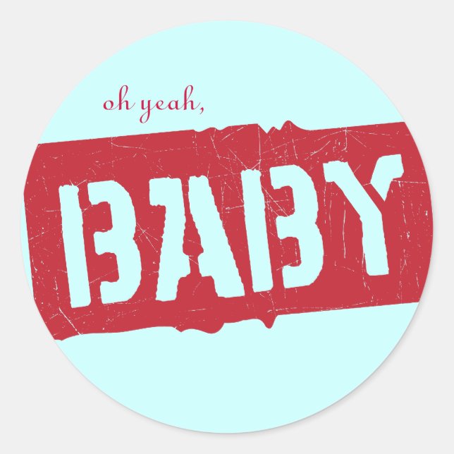 Adesivo Chá de carga do precioso (Frente)